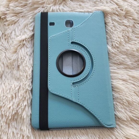 NWOT TechCode Samsung Tab E case 360 Degrees Rotating Leath - Picture 6 of 10